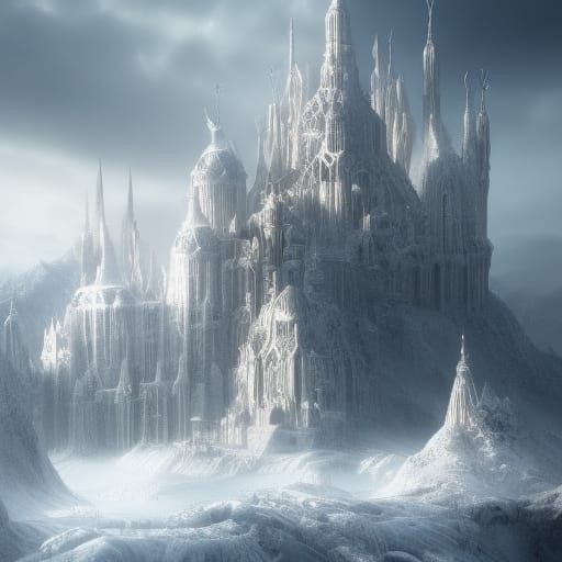 Epic Icecrown Citadel Digital Matte Painting