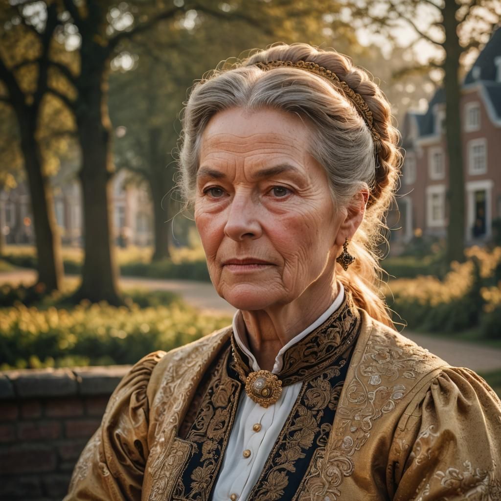 19th Century Dutch Portrait of Jacomijntje Aleman