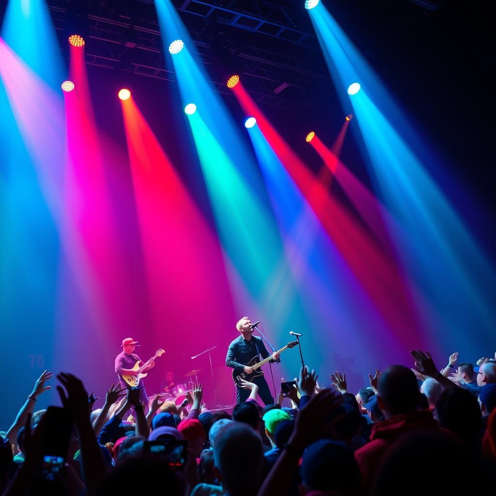 Coldplay Live in Concert: Vibrant Stage Performance