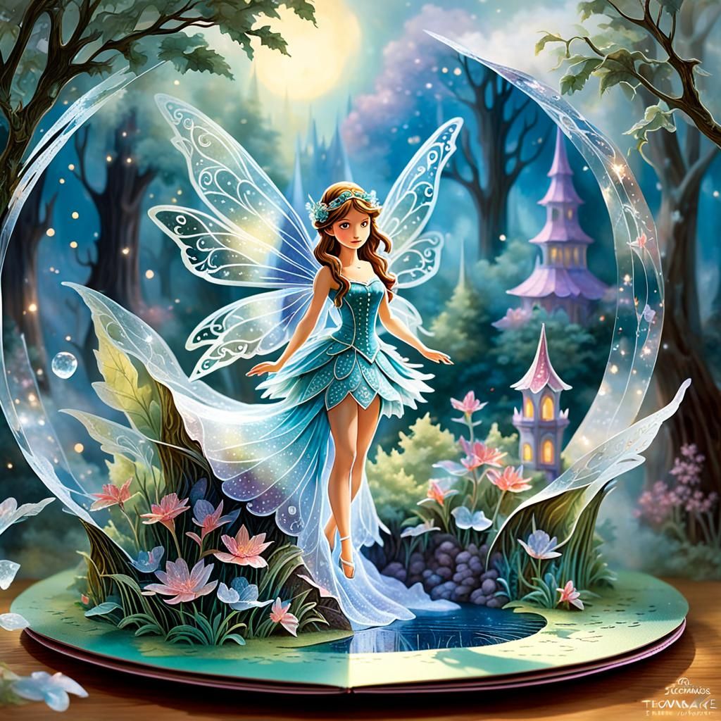 Crystal Fairy in Magical Pop-Up Book