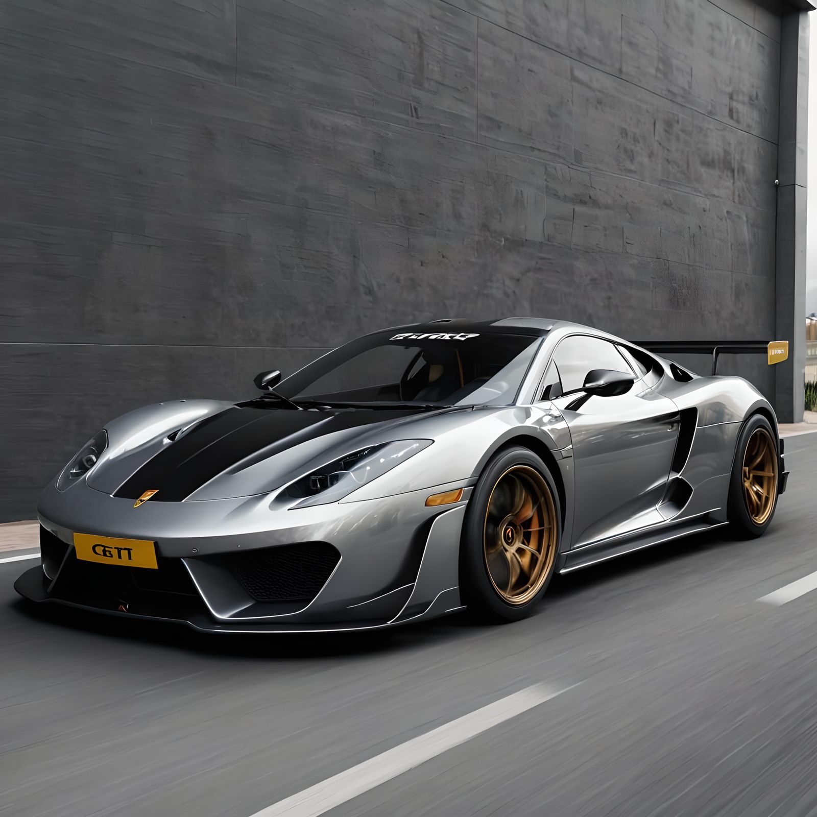 GT1 Racecar: Widebody Hardtop on Raceway