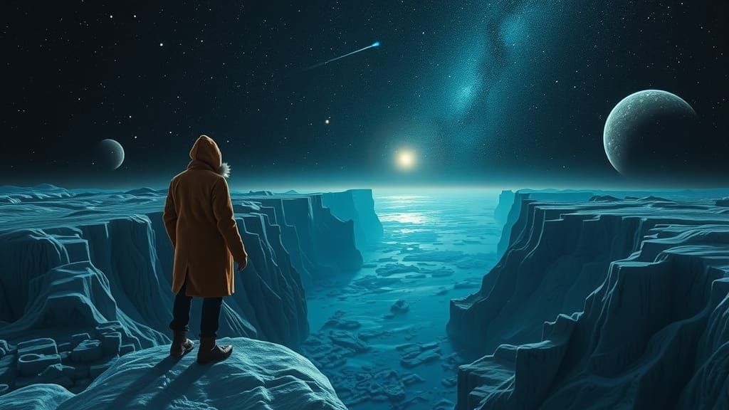 Cosmic Abyss: A Cinematic Sci-Fi Landscape