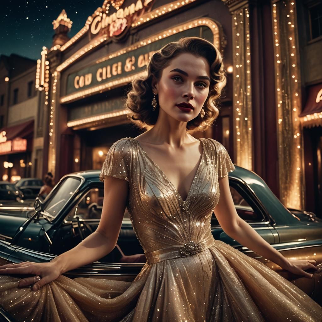 Hollywood Glamour: Golden Age Cinema in Matte Painting