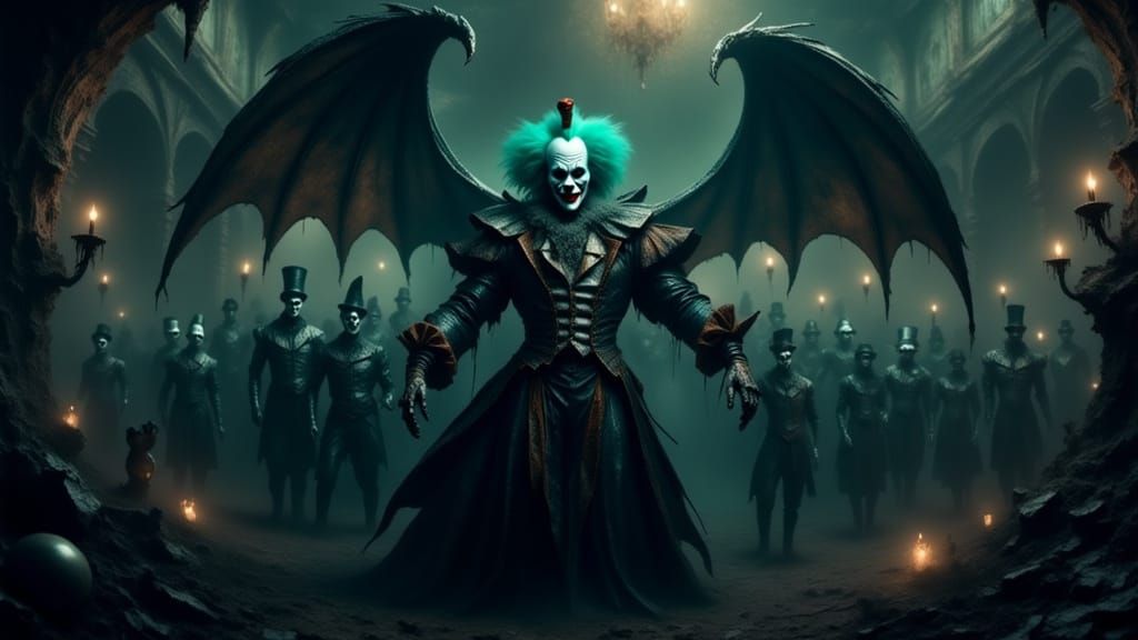 Ethereal Dark Fantasy Realm Unfolds in Mysterious Flux