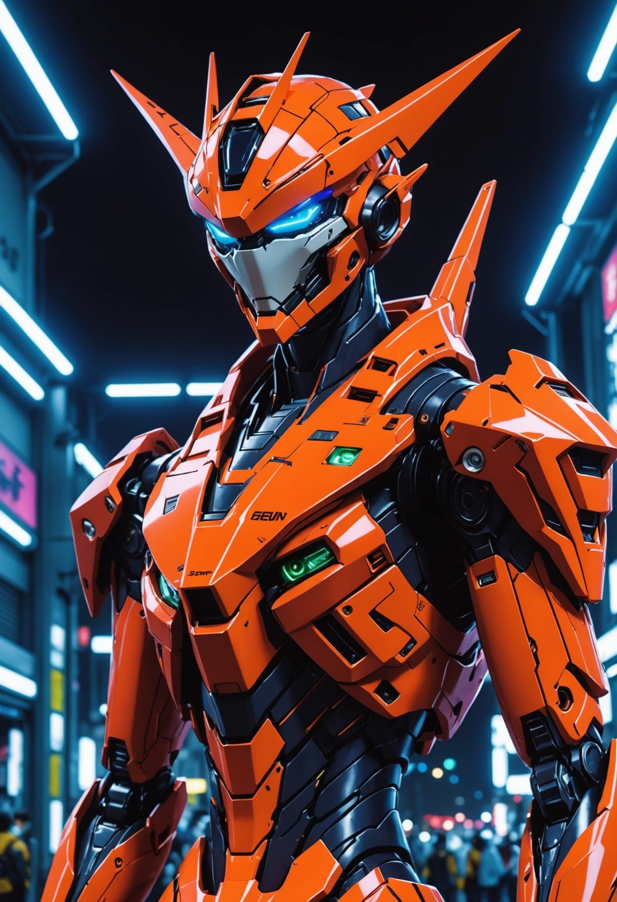 Neon Evangelion Robot Ultradetailed