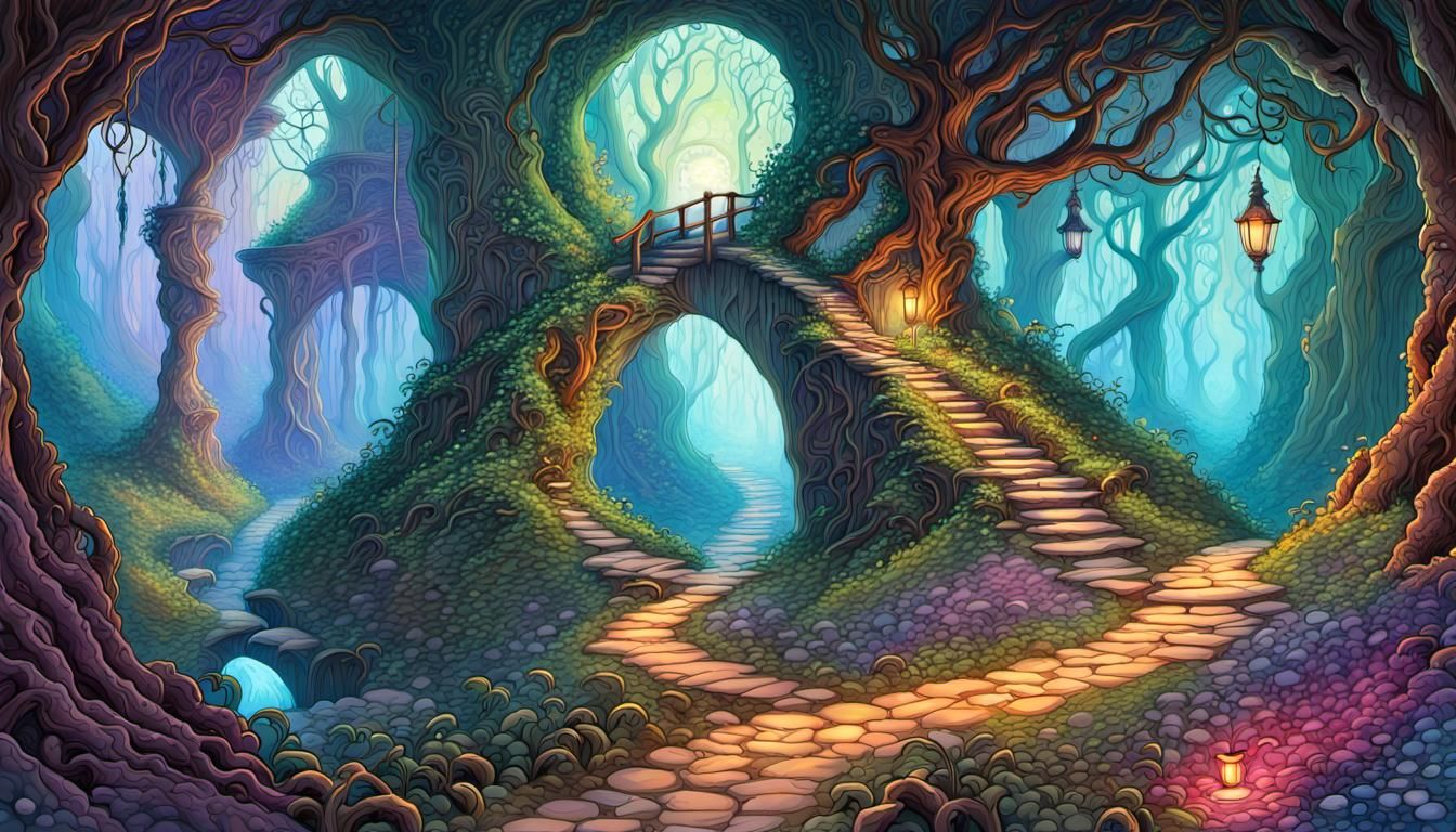 A Peculiar Journey along a Mysterious Path into the Enchanted Realm of Monikeen Forest