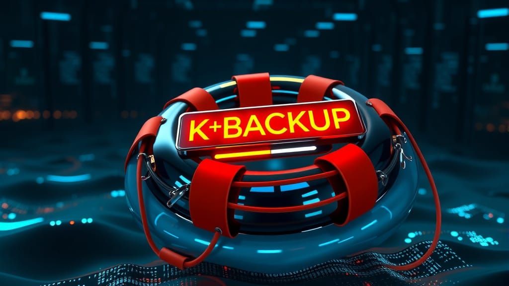 Cyberpunk Life Belt Saves Data in Neon-Lit Cyberspace