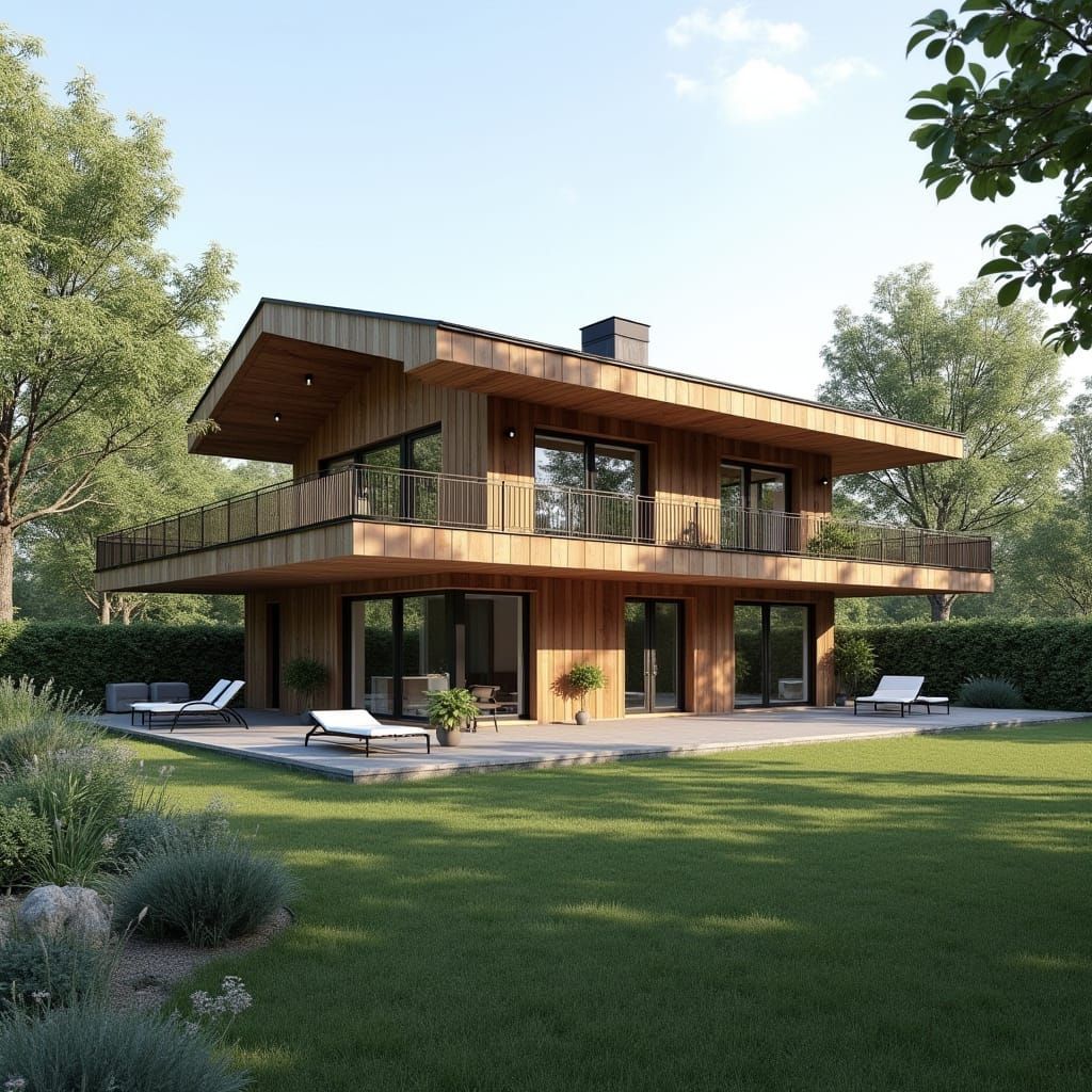 Modern Country Villa with Orchard and Pool