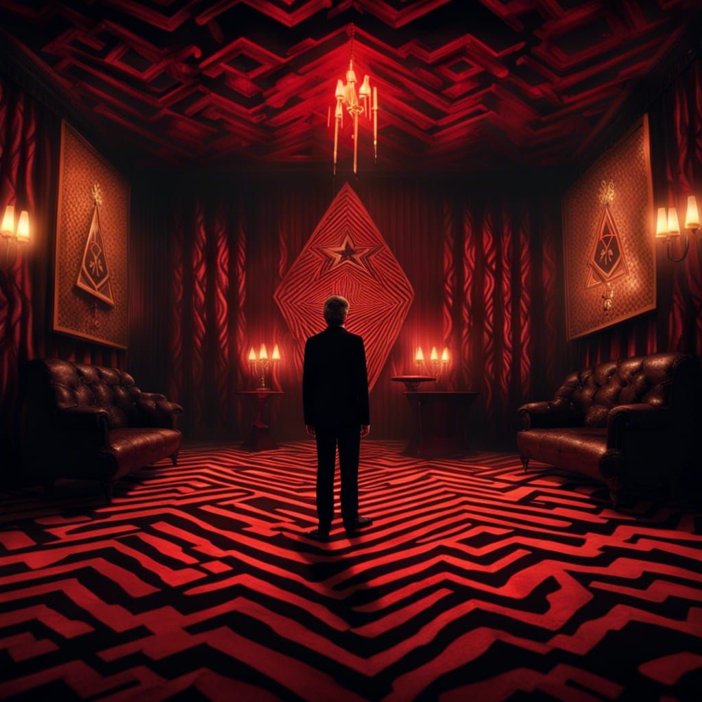 Dale Cooper trapped in The Black Lodge