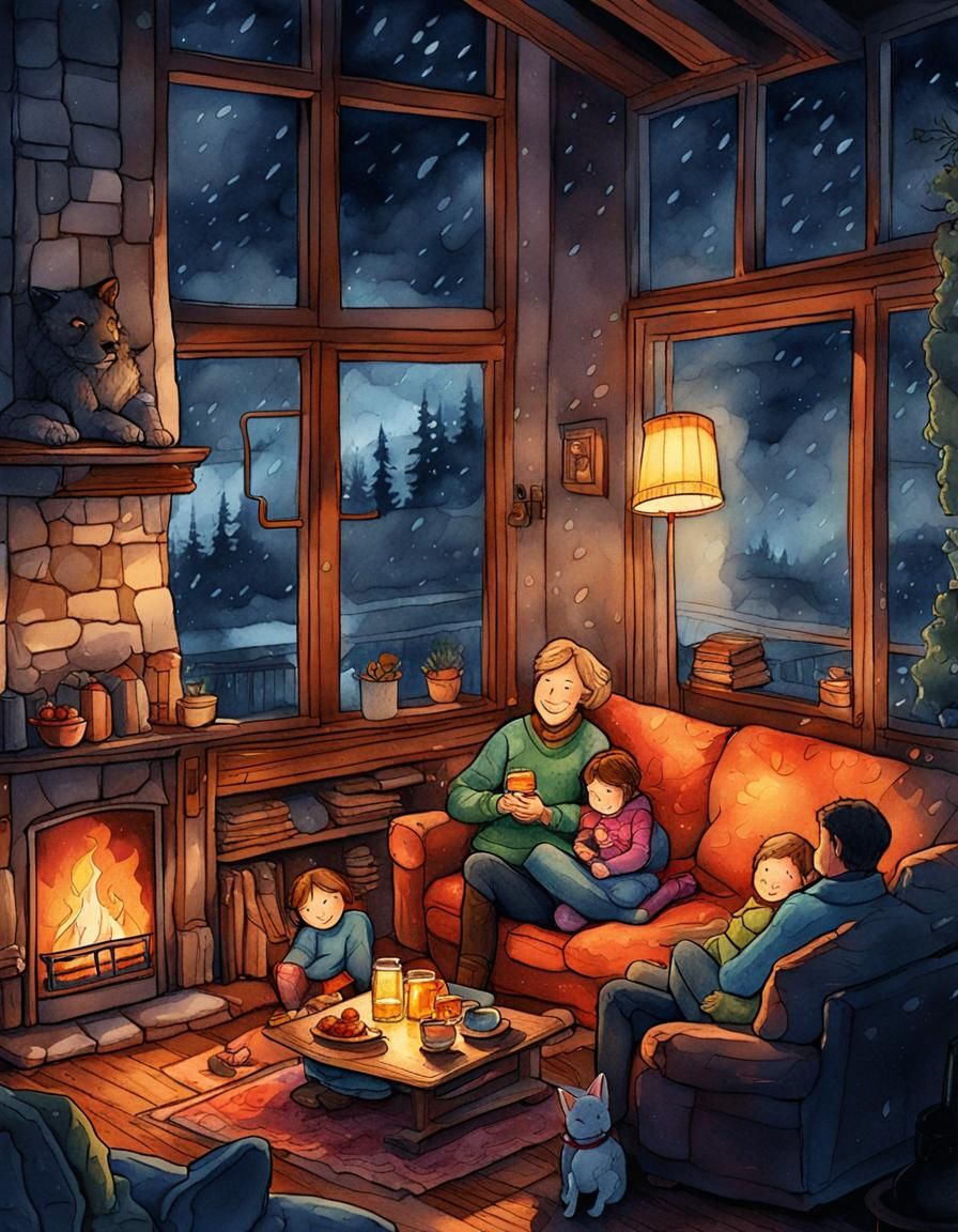 Cozy Family Evening In