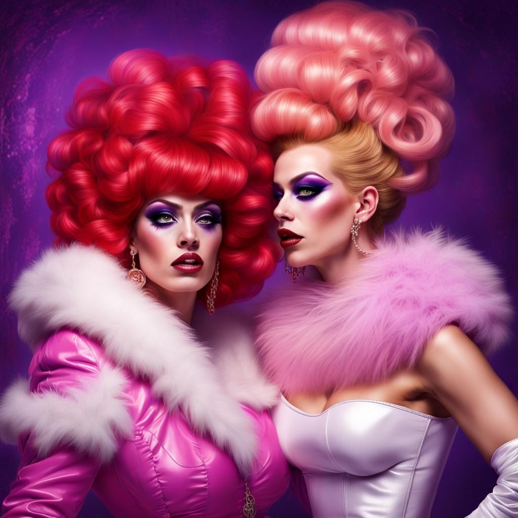 Sissy Drag Queen Fantasy Concept Art