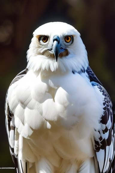 Harpy Eagle Portrait in Hyperdetailed Style