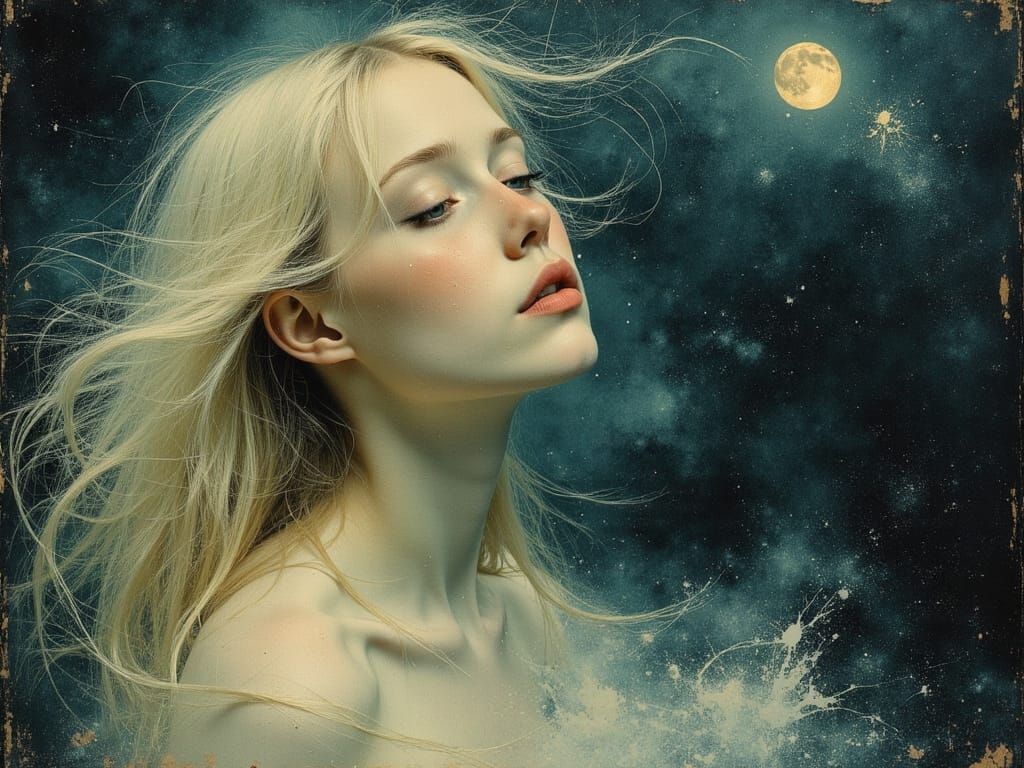 Celestial Goddess in Sorrowful Twilight