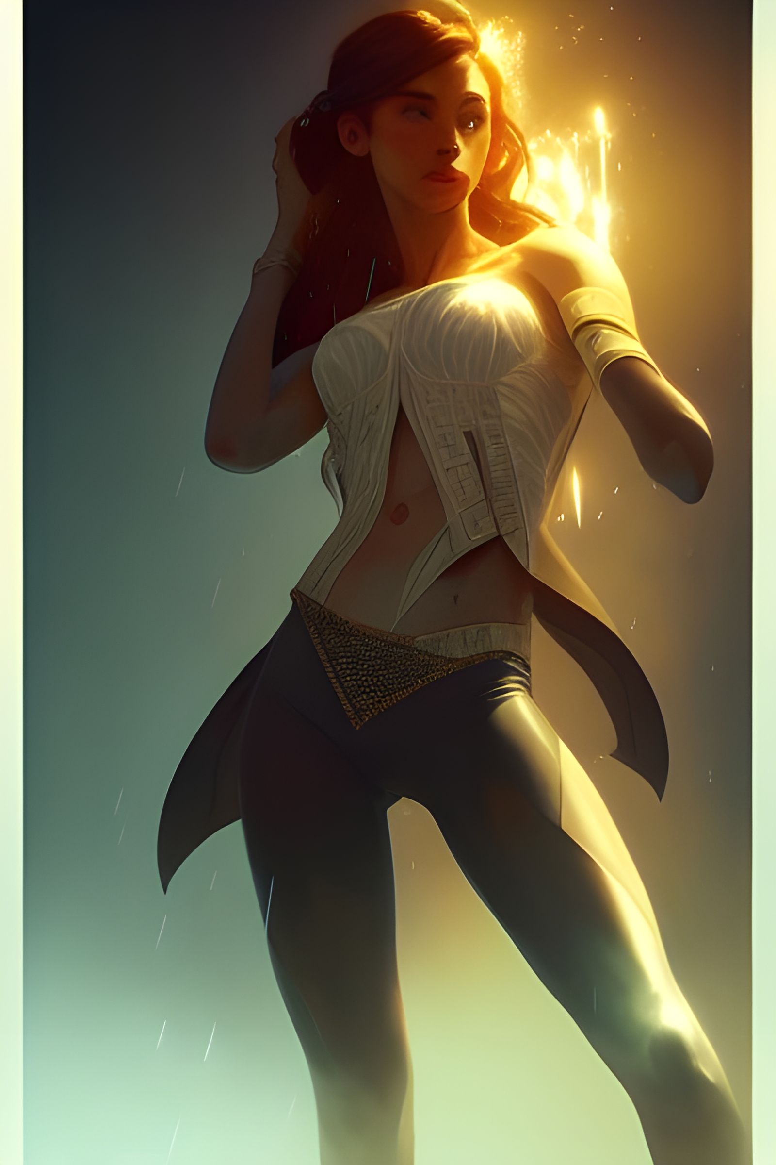 Diamond Ranger Portrait in Hyperrealistic Style