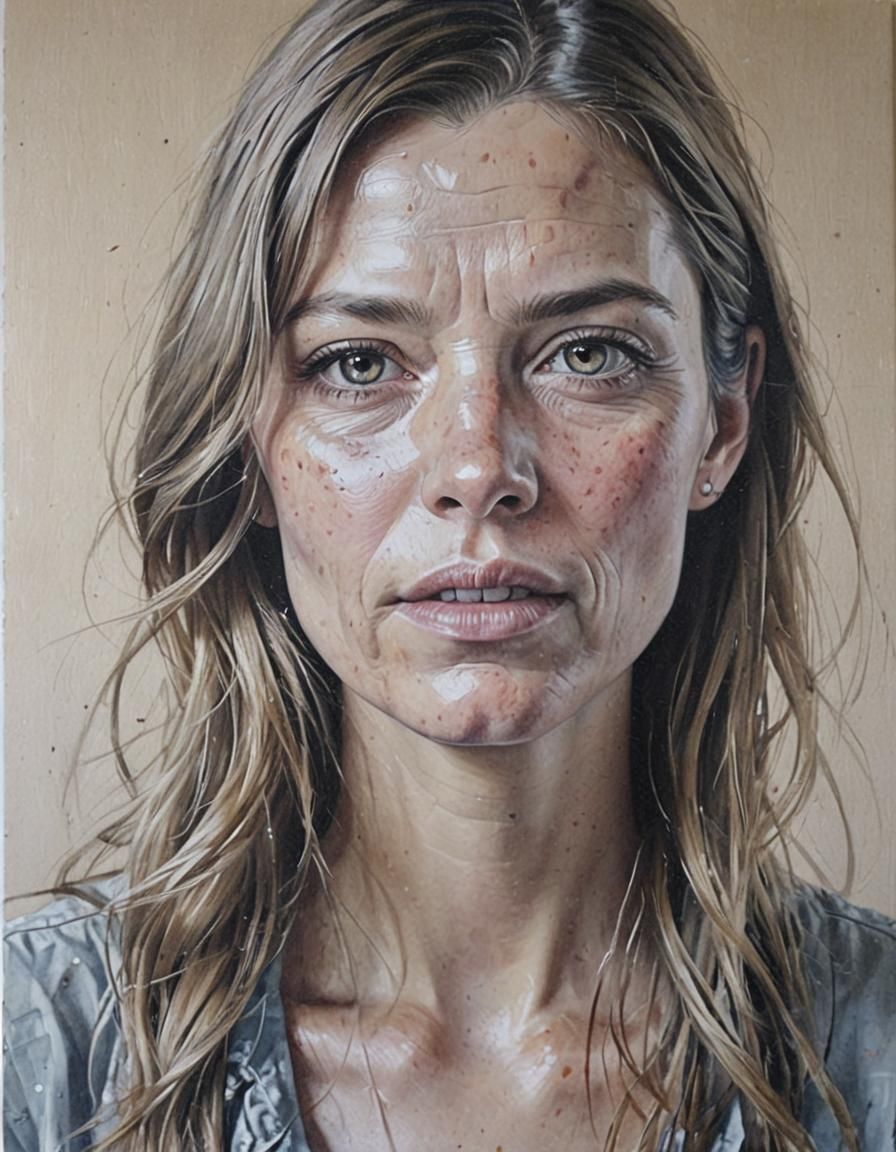 Realistic AI Generated Portrait Painting