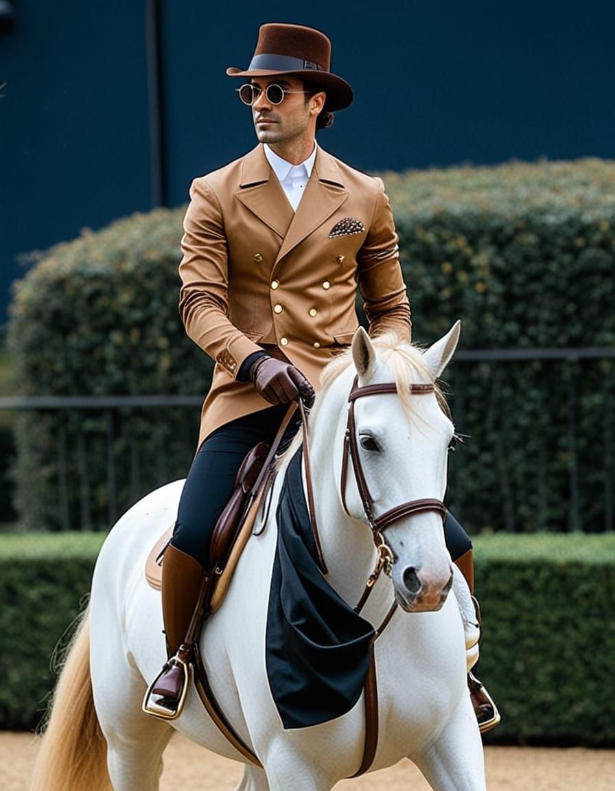 Equestrian Fashion Designer Sebastian Vale in Heritage Luxur...