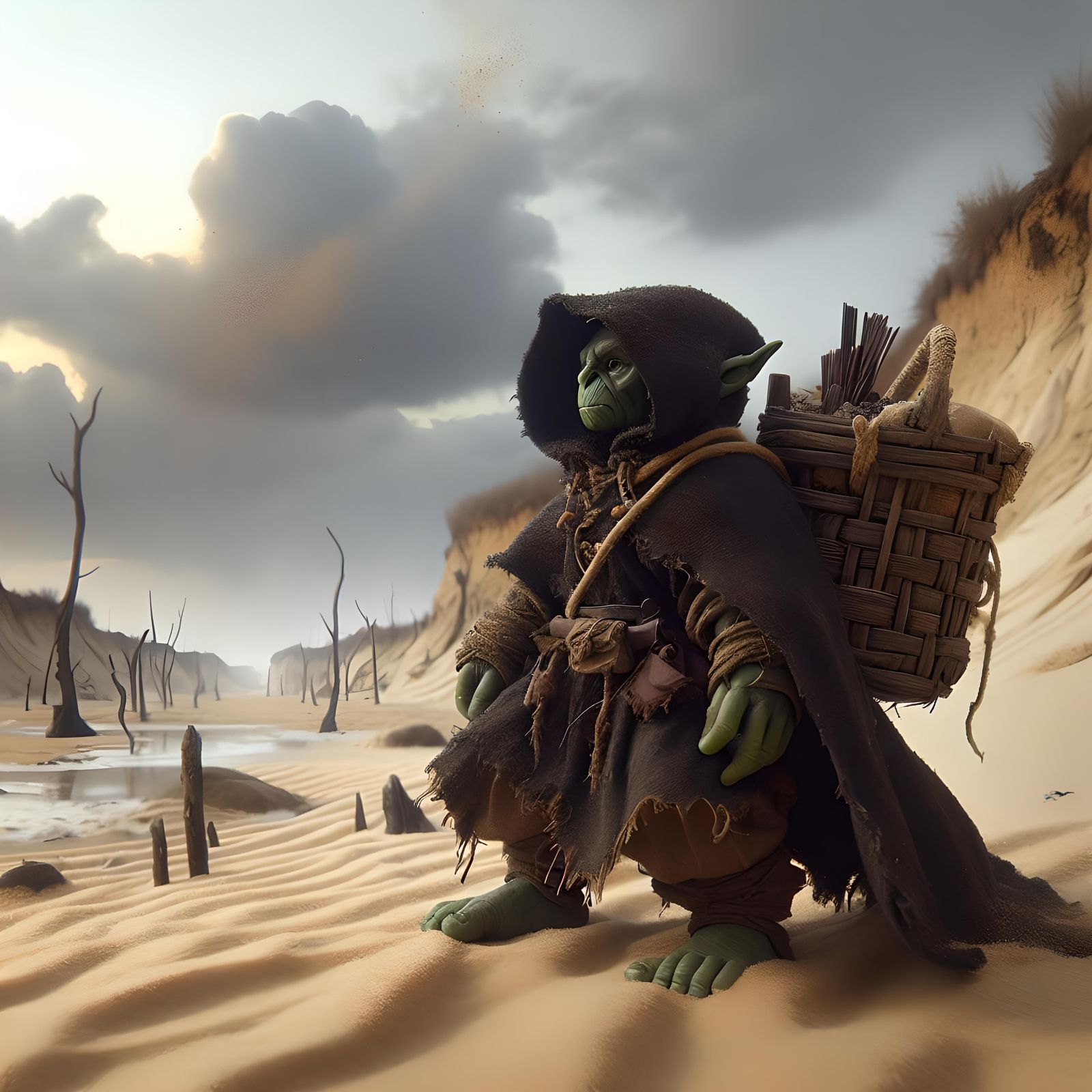 Orc's Desert Journey to Swampy Lands