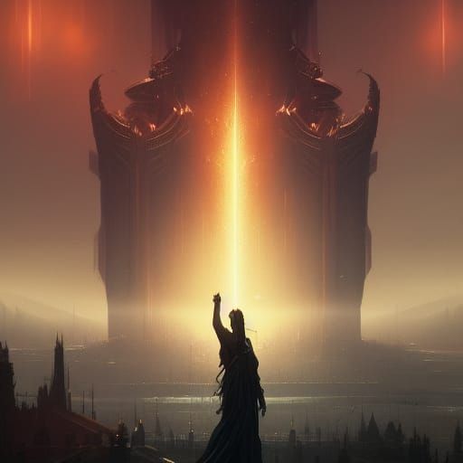 Dark Fantasy Ruler of the World in 8K