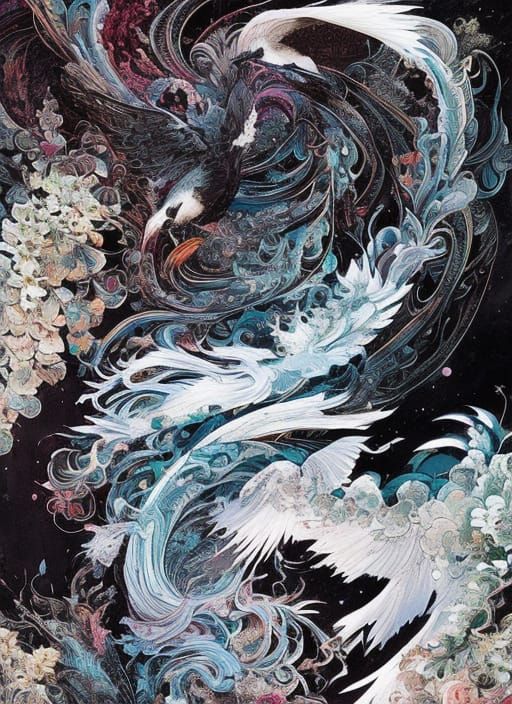 Borderlands Dove Illustration in Gouache Style