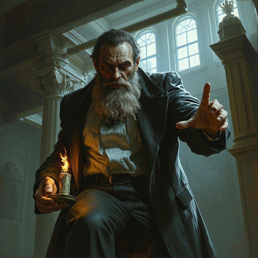 Horrific Lawyer in the Style of Doré