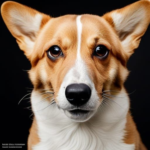 Professional Corgi Portrait with Bokeh
