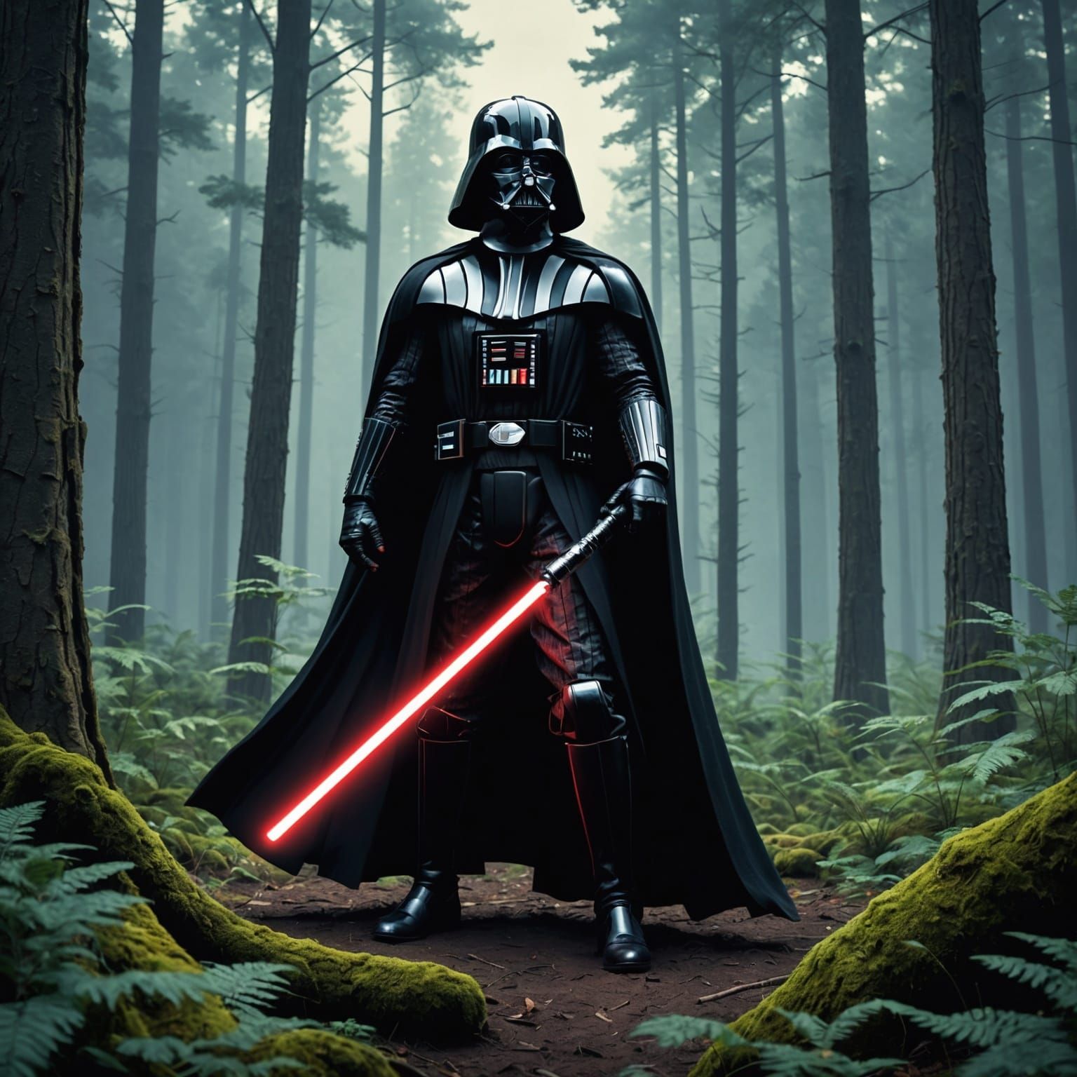 Lightsaber Duel on an Alien World