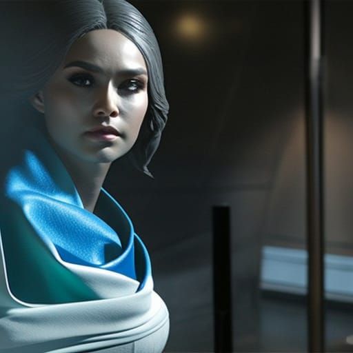 Crying Woman: Hyperdetailed Photorealistic Concept Art