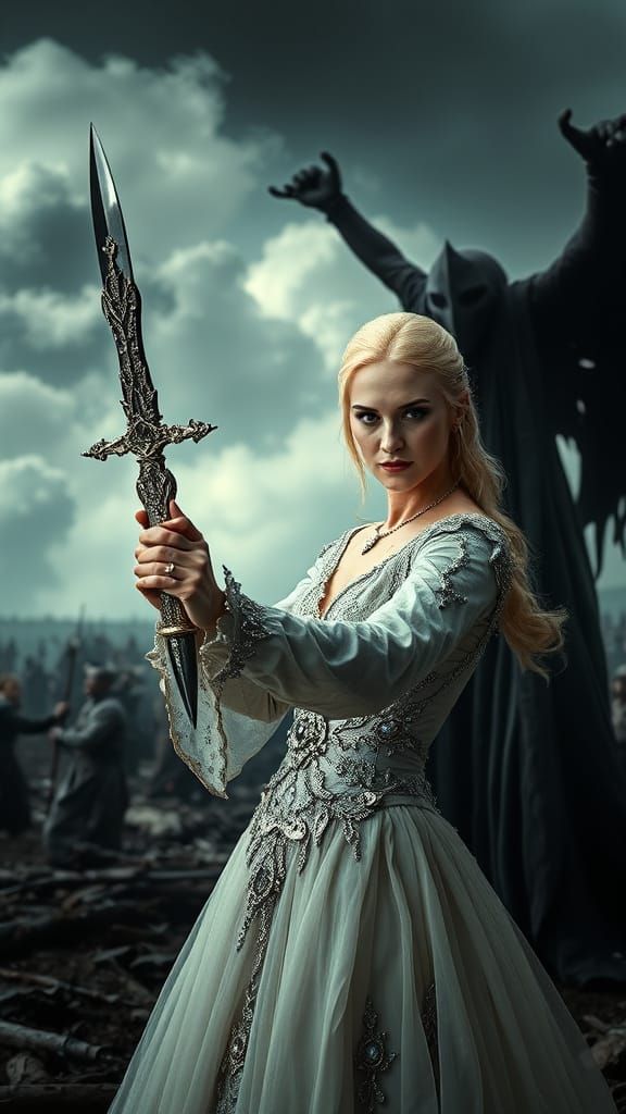 Ethereal Galadriel Pouts in Iconic Selfie Pose, Menacing Naz...