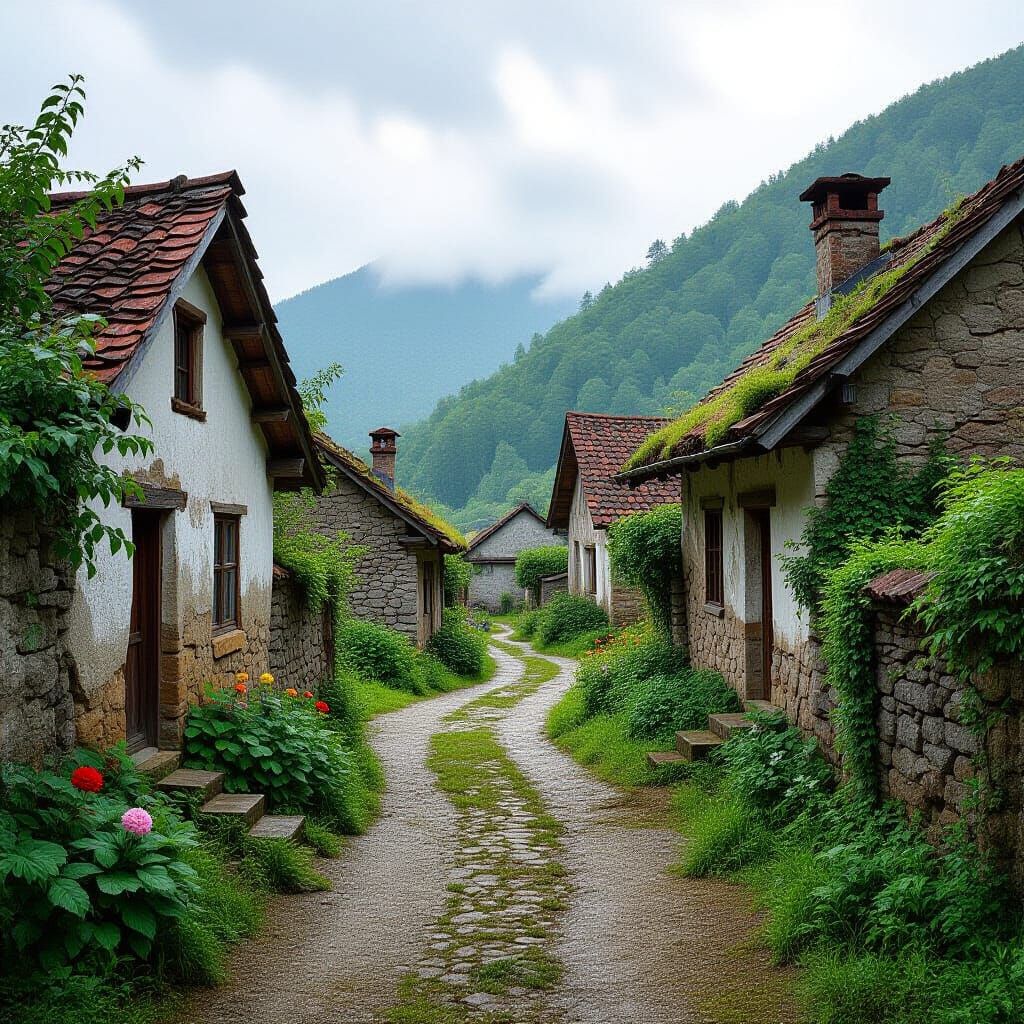 Nature Reclaims an Abandoned Village