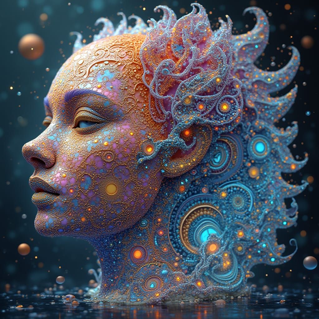 Women in Glass Mandalas