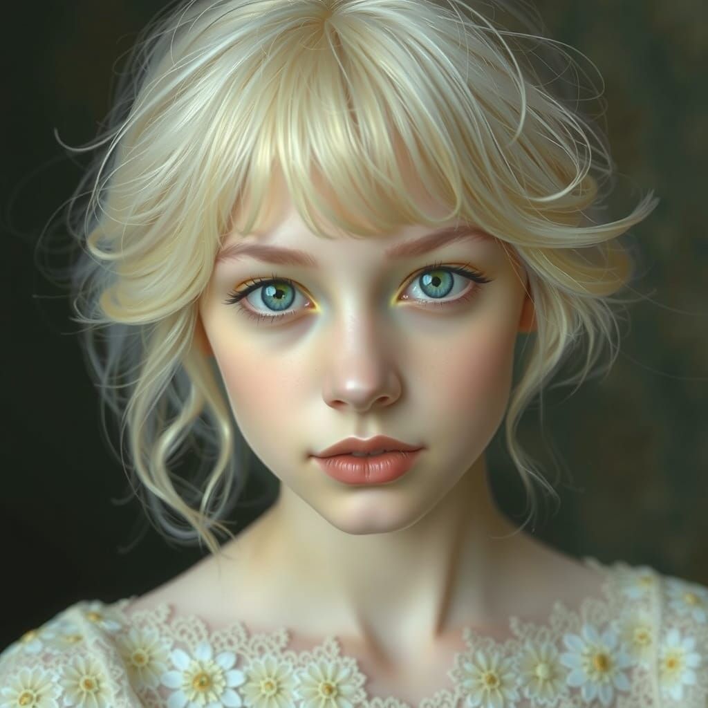 Enchanting Pre-Raphaelite Beauty