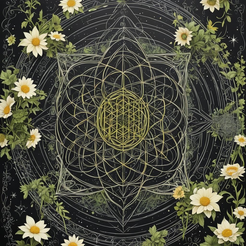 Algorithmic Art: Code Snippets and Fractal Motifs