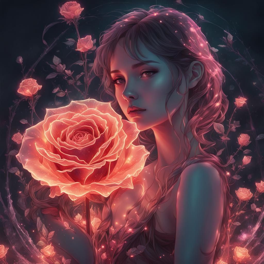 Lady with a Rose