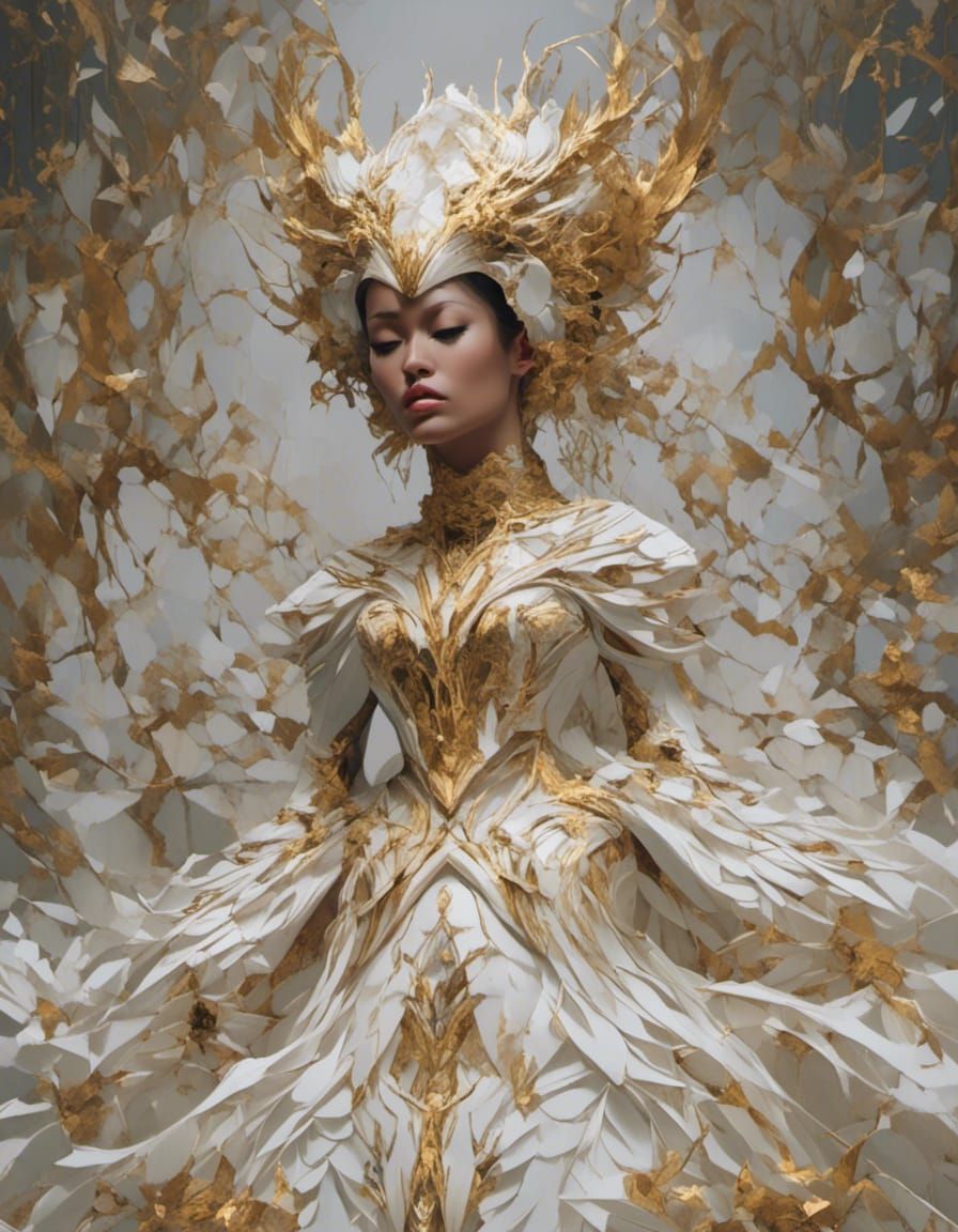 Avant Garde Gown & Headdress