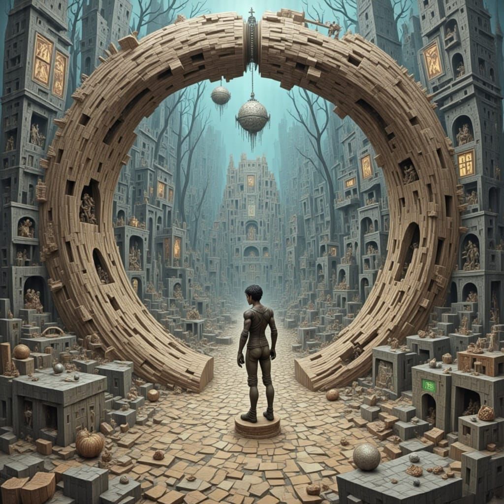 Wooden Magic 8-Ball with LA SOMBRA Effect