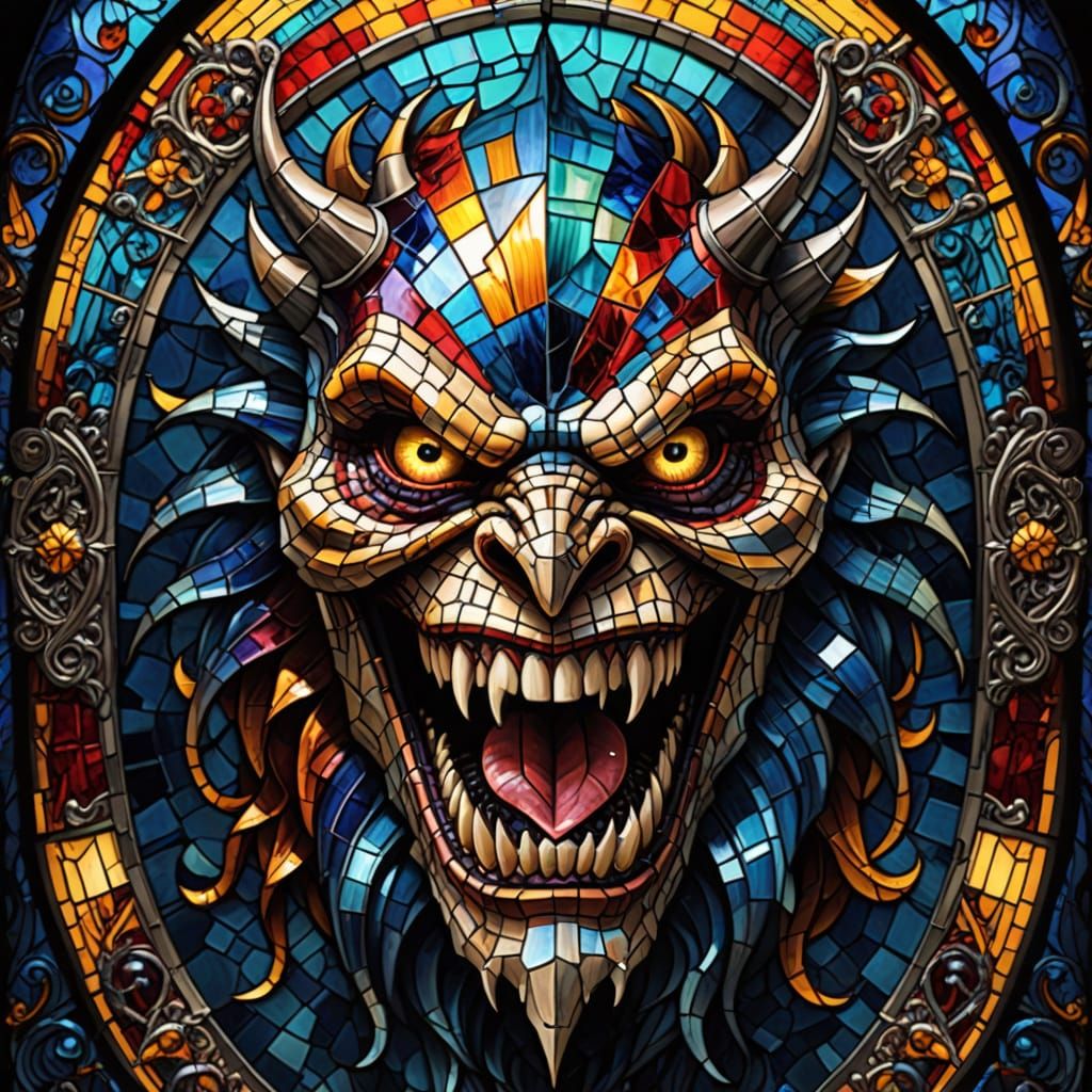 Infernal Mosaic: The Demon in Stained Glass