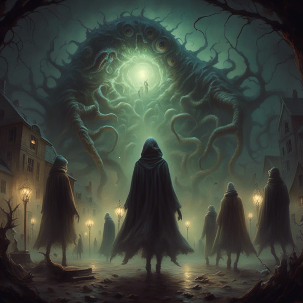 Eldritch Cult Ritual in Abandoned House