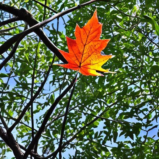 Resilient Last Leaf Endures on Winter Tree