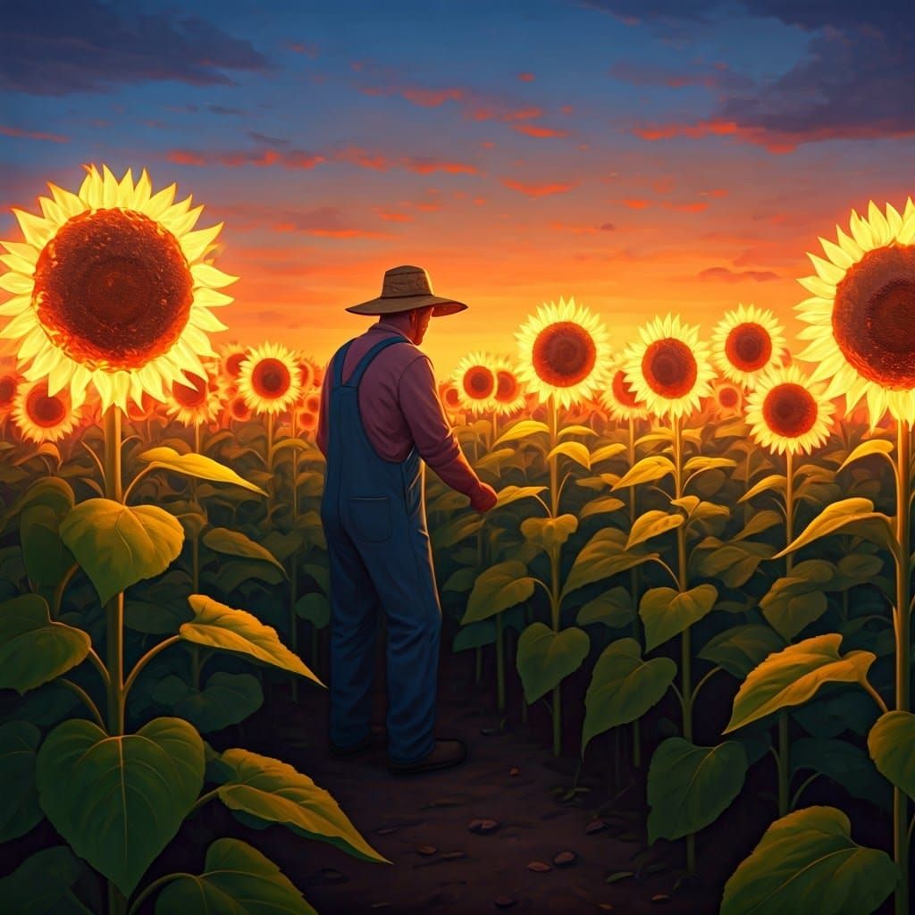 Real Sun Flower Farmer