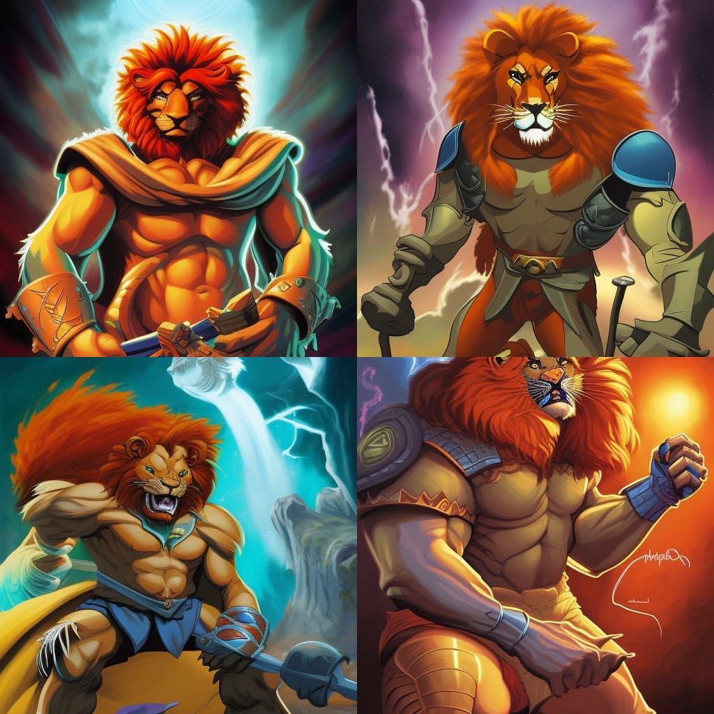 Lion-O Plays D&D: Comic Book Art