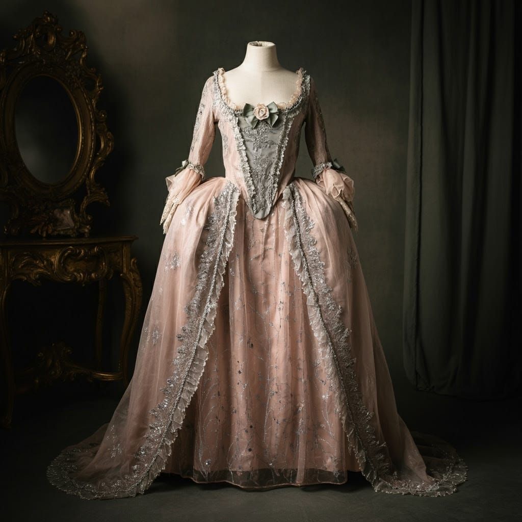 Ethereal 18th Century Inspired Rococo Gown
