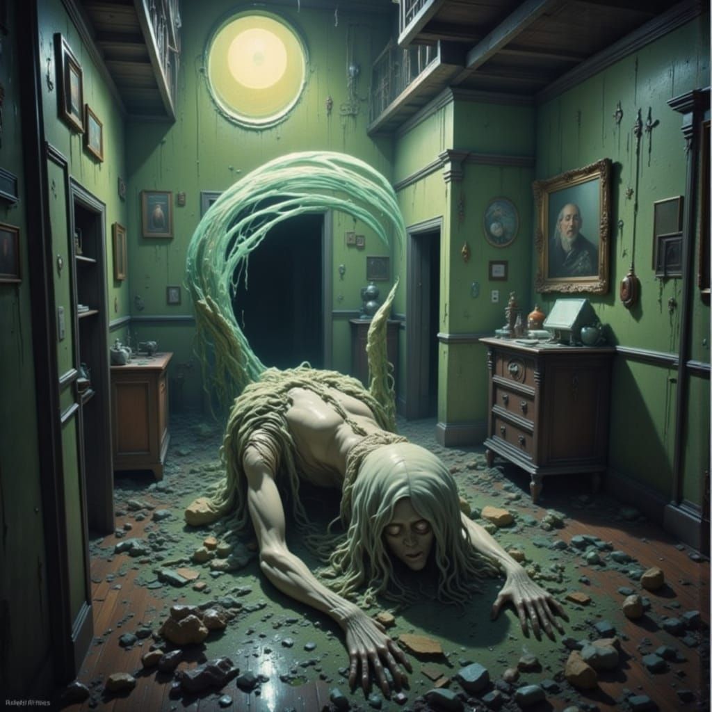 Surreal Dream of Darkness and Transformation