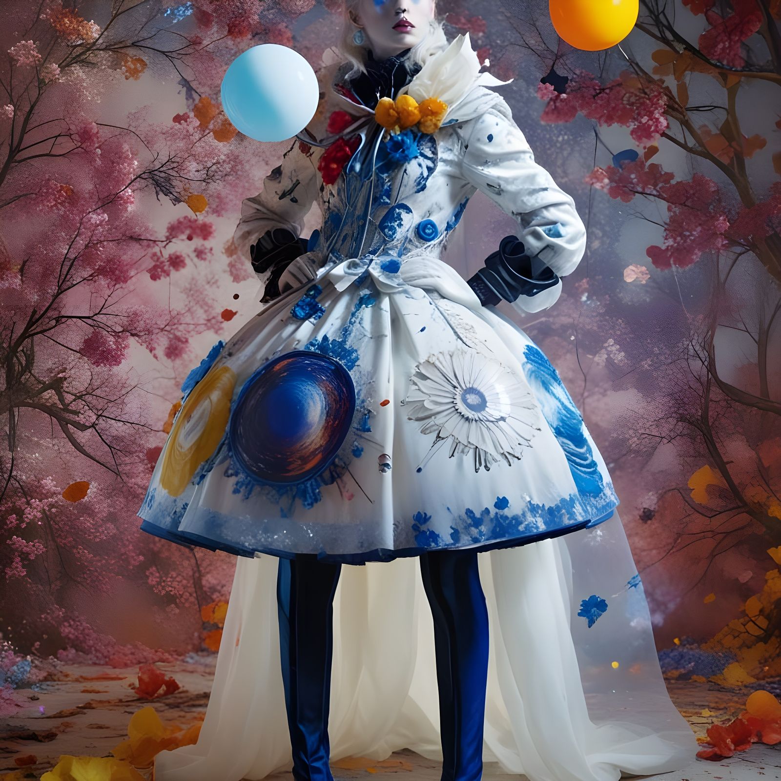 Surreal Fashion Photography in Dreamlike Atmosphere