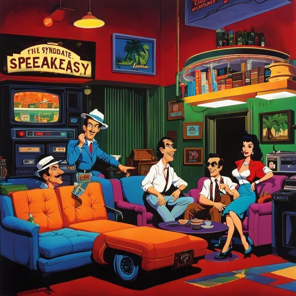 The Syndicate Speakeasy: Perfect place to hang out with the gang.