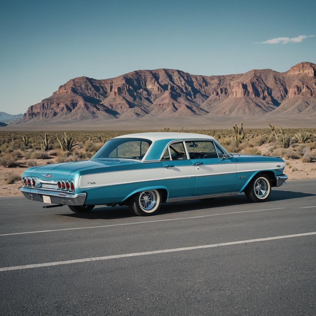 Classic '63 Chevy Impala in Cinematic Style