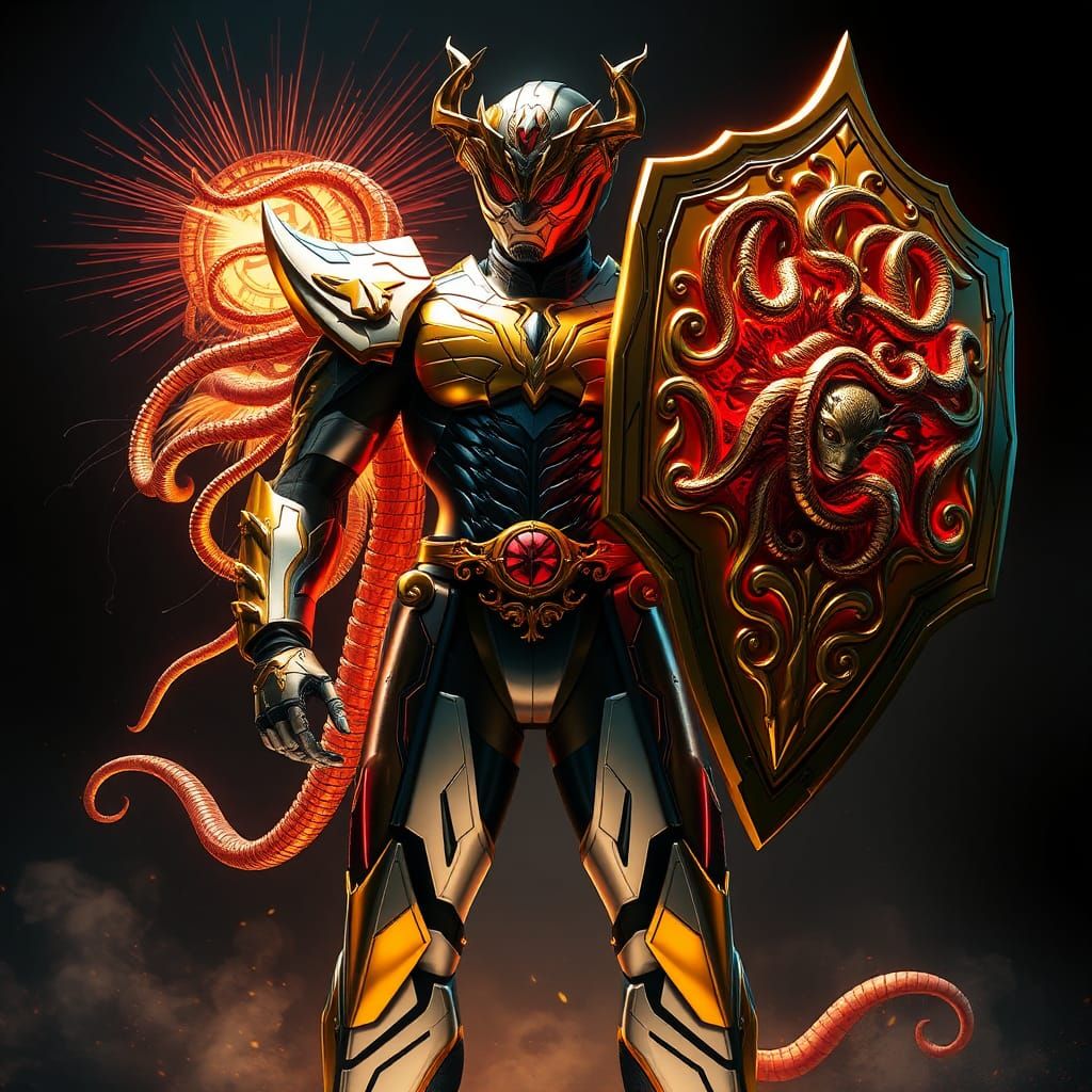 Kamen Rider Perseus with Medusa Shield