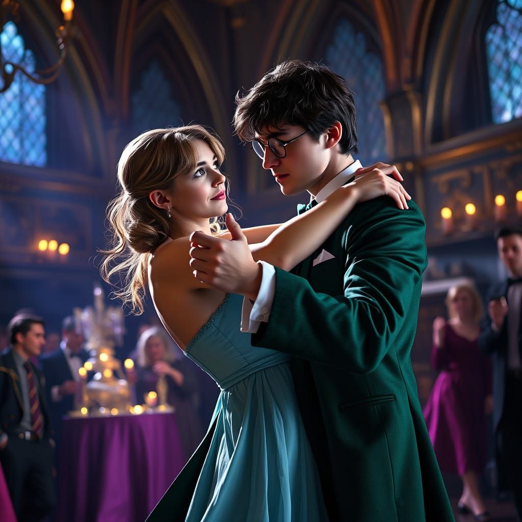 Dark Fantasy Yule Ball Couple