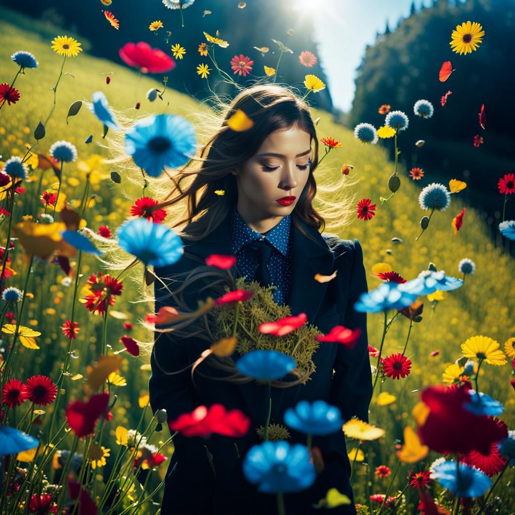 Scattering Words in a Surrealist Meadow