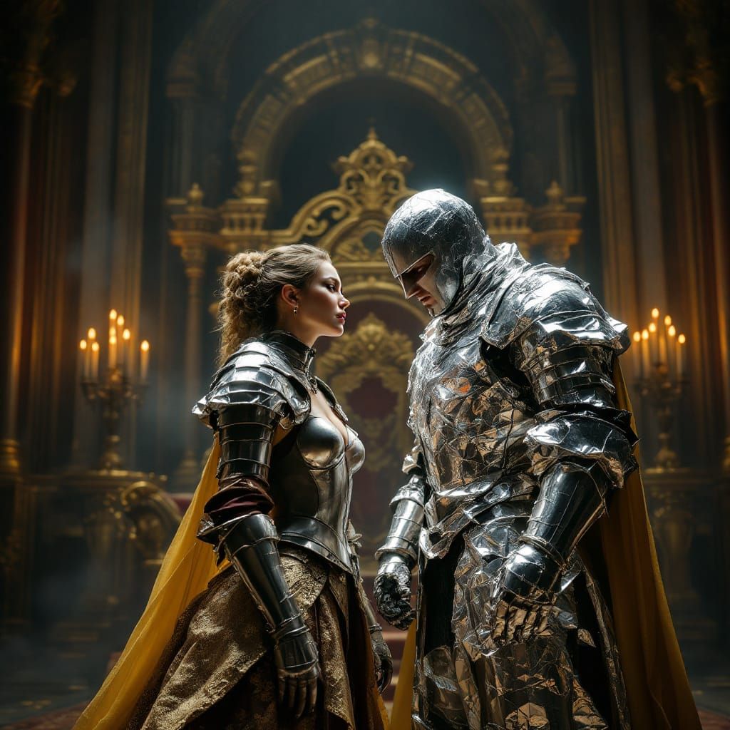 The Moment when you realize that your knight in shining armor is only a guy wrapped in alufoil