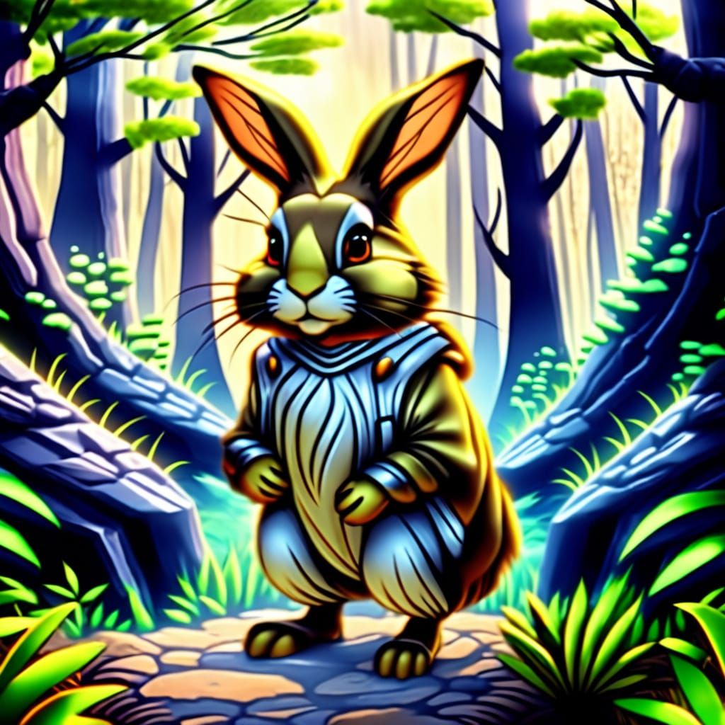 Glowing Spores Released by Dutch Rabbit in Unreal Engine